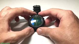 Suunto Core (Alpha Stealth) | Viewing the compass
