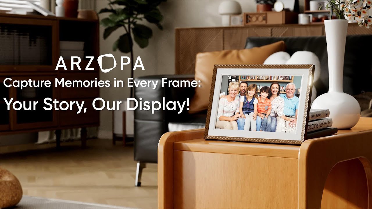 D10 -10.1'' Smart Photo Frame 32 GB Ideal Gift Choice – Arzopa Global
