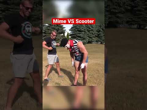 Mime VS Painful Scooter Attack… #funny #fail #sports, Houston Jones’s most viewed YouTube Short