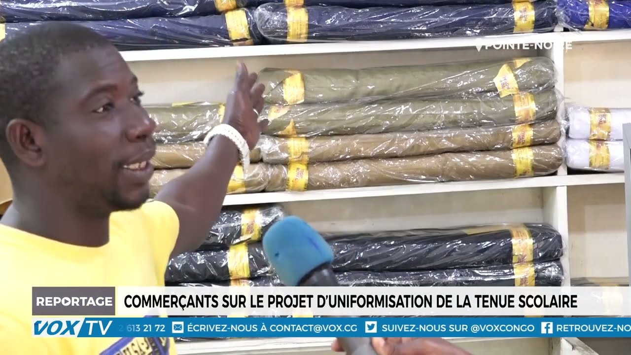 Commerçants sur le projet d’uniformisation de la tenue scolaire