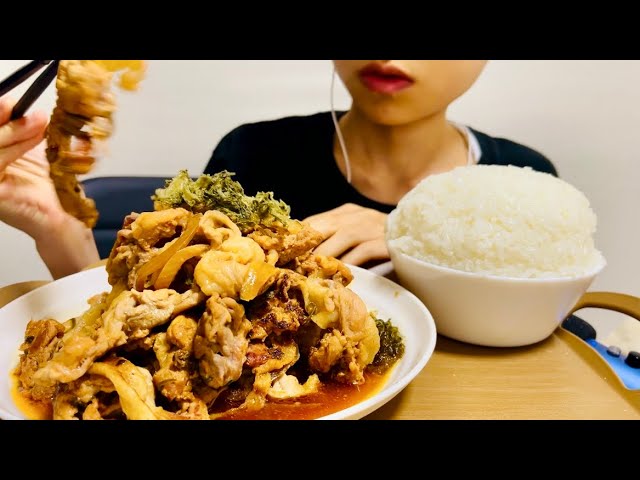 【咀嚼音 ASMR】豚プルコギ, Korean seasoned pork