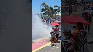 Pleasing the crowd or warming the tyres? #cars #drags #dragrace #racing #shortvideo #shorts #reels