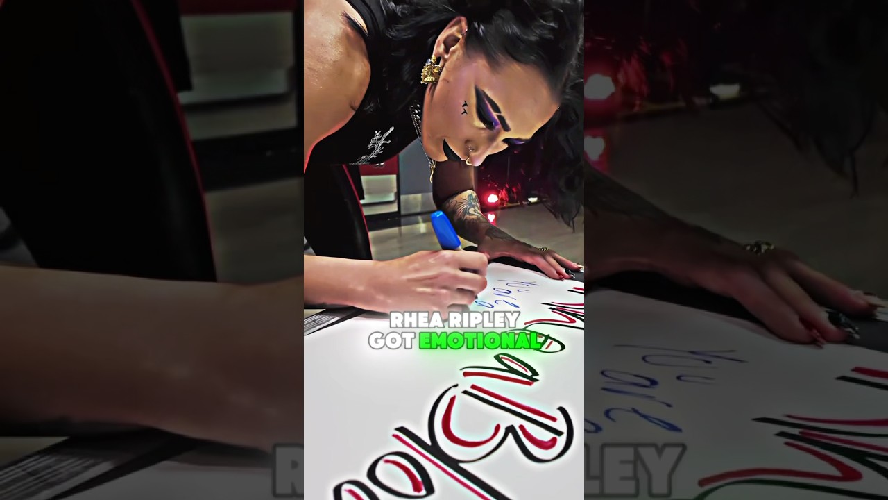 Rhea Ripley Got EMOTIONAL 😭