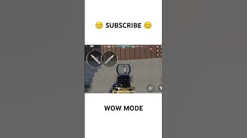 Wow mode training shooting range || 🔥 #bgmi #wowmodepubg #youtubeshorts