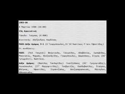 23η ΠΑΟΚ-Δόξα Δράμας
