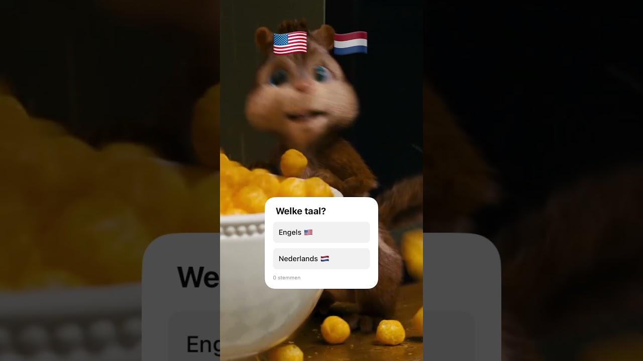 🇳🇱 vs 🇺🇸: Welke taal is beter? 🐿️ #alvinandthechipmunks