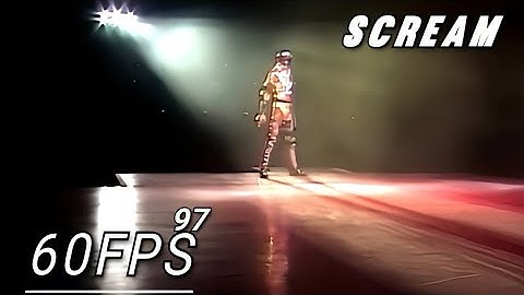 Michael Jackson - Scream | HIStory Tour Concert Finland 1997.8.26 (Enhanced) (60FPS)