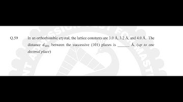 IIT JAM 2025 Physics Solutions || Solid state physics|| #iitjam