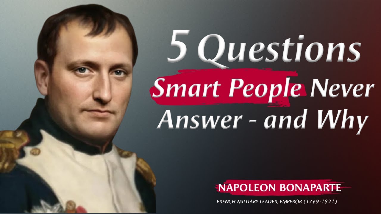 5 Questions Smart People Never Answer and Why | Soul Quotes