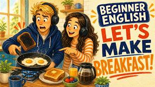 Benji Burns the Toast ☕ — A Short English Story for Beginners | A1–A2