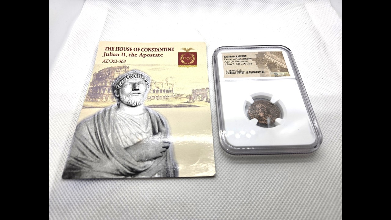 稀少・短命皇帝】古代ローマ帝国 プピエヌス 銀貨 西暦238年 NGC鑑定