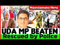 Breaking News! UDA mp Storned & Chased in Meru during Fuel Protests Rescued by Police vehicle