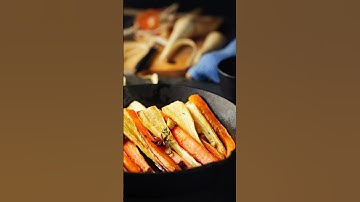 Honey-Roasted Parsnips and Carrots!  #shorts