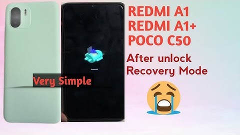 Redmi A1/A1+|Poco  C50 After Unlocking No Command Problem | GS Mobile