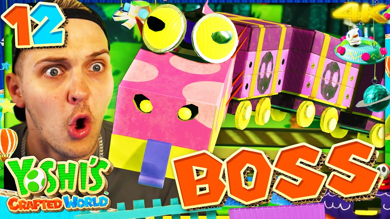 Let’s Play Yoshi's Crafted World #12 ✂️ Boss Krokolok, Hoppel-di-Hüpf & Dschungeltour