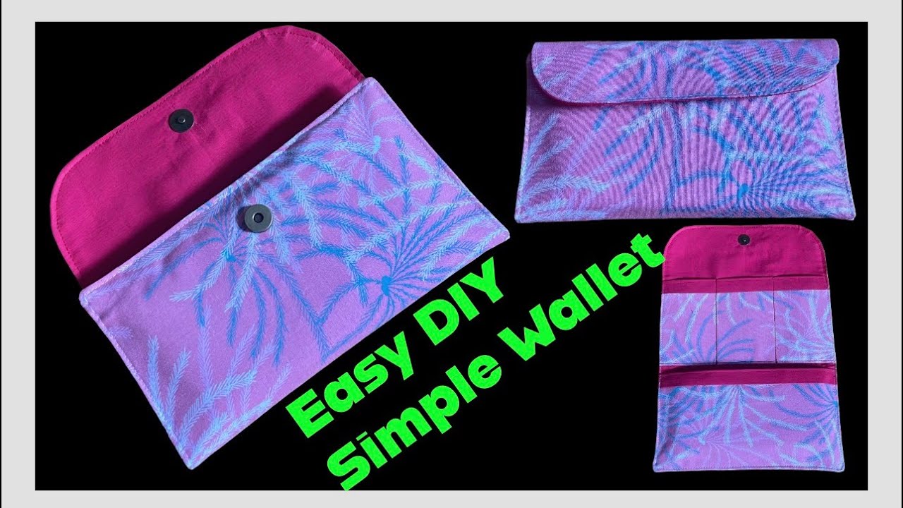 Я сшила много таких кошельков по этому простому уроку шитья для начинающих, предназначенному для ...