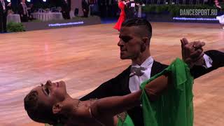 【アレクゼイグルコフ アナスタシアのタンゴ】Alexey Glukhov - Anastasia Glazunova RUS, Tango | WDSF GrandSlam Standard