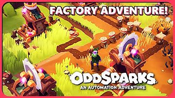BUILDING A PROPER FACTORY LINE! Oddsparks: An Automation Adventure