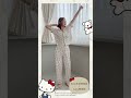 【Qmomo x Hello Kitty】聯名款睡衣系列❤️看心情簡單穿隨興搭,怎樣都能超萌超可愛!