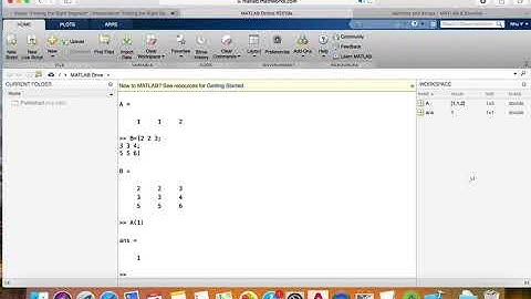 Matlab, cơ bản, ngày 2: Ma trận: nhập, nhân, trích xuất, chuyển vị, nghịch đảo