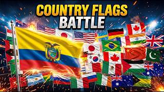 Live Country Flags Battle - From 2026 geography 08.08.2026 Part 1