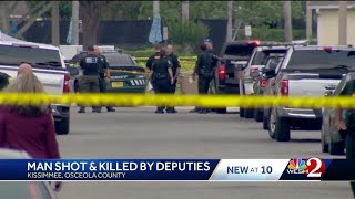 Sheriff: Man shot, killed after pointing gun at Osceola County deputies