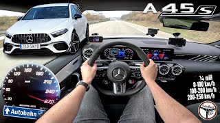 2023 Mercedes-AMG A45s (421 KM) | V-max, Racebox, PRÓBA AUTOSTRADOWA. | 4K