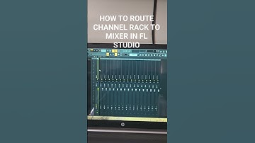 How to route channel rack to mixer in FL Studio #flstudio #flstudiotips #flstudio20 #flstudiotips