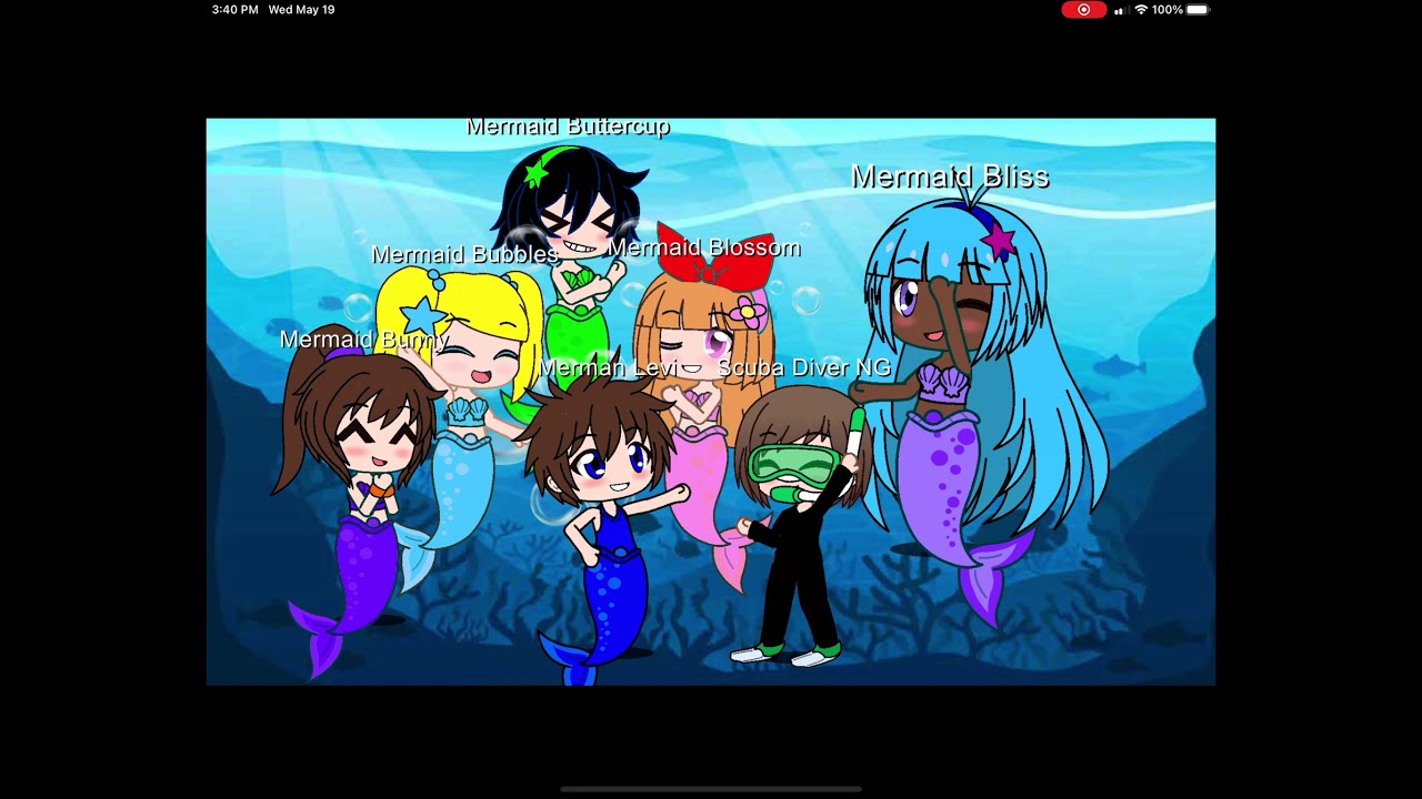 Gacha Club - Summer Special - Ocean Man! by Cheyenne89Pictures on