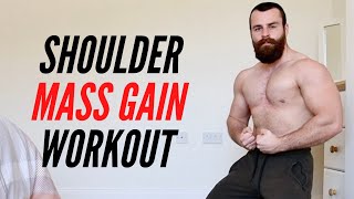 BODYWEIGHT SHOULDER WORKOUT FOR MASS -  Follow Along Shoulders  (NO EQUIPMENT)