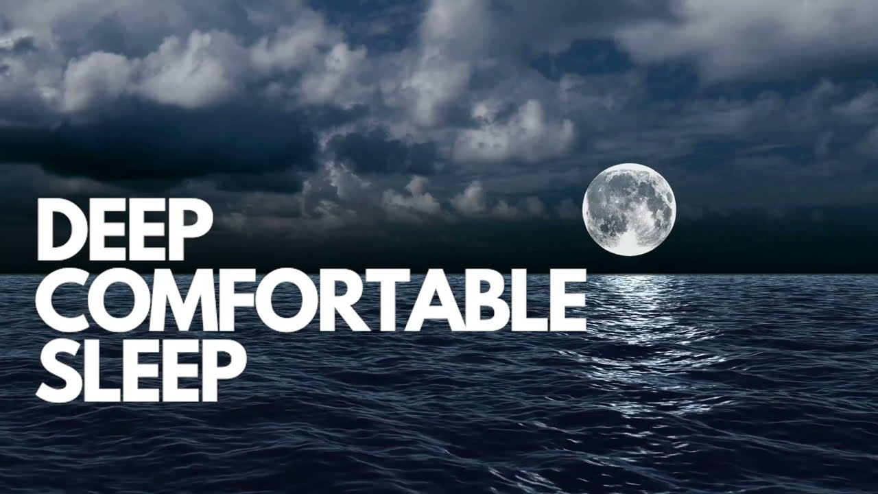 DEEP COMFORTABLE SLEEP with music and wave sounds Guided sleep meditation deep sleep and comfort