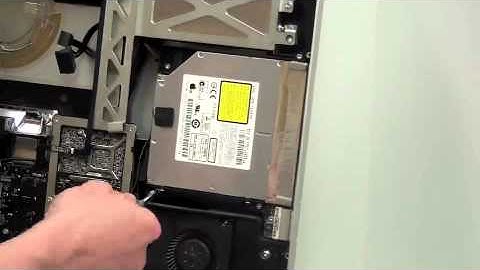 iMac 27" Repair - Removing the Hard Drive and Superdrive