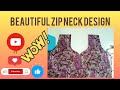 পাইপিং দিয়ে গলার ডিজাইন | How to attach piping on kurti|#sewing #piping #neckdesign #design #diy 