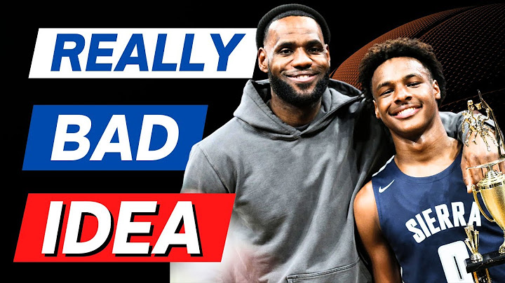 The Risks of LeBron James Teaming Up with Bronny James