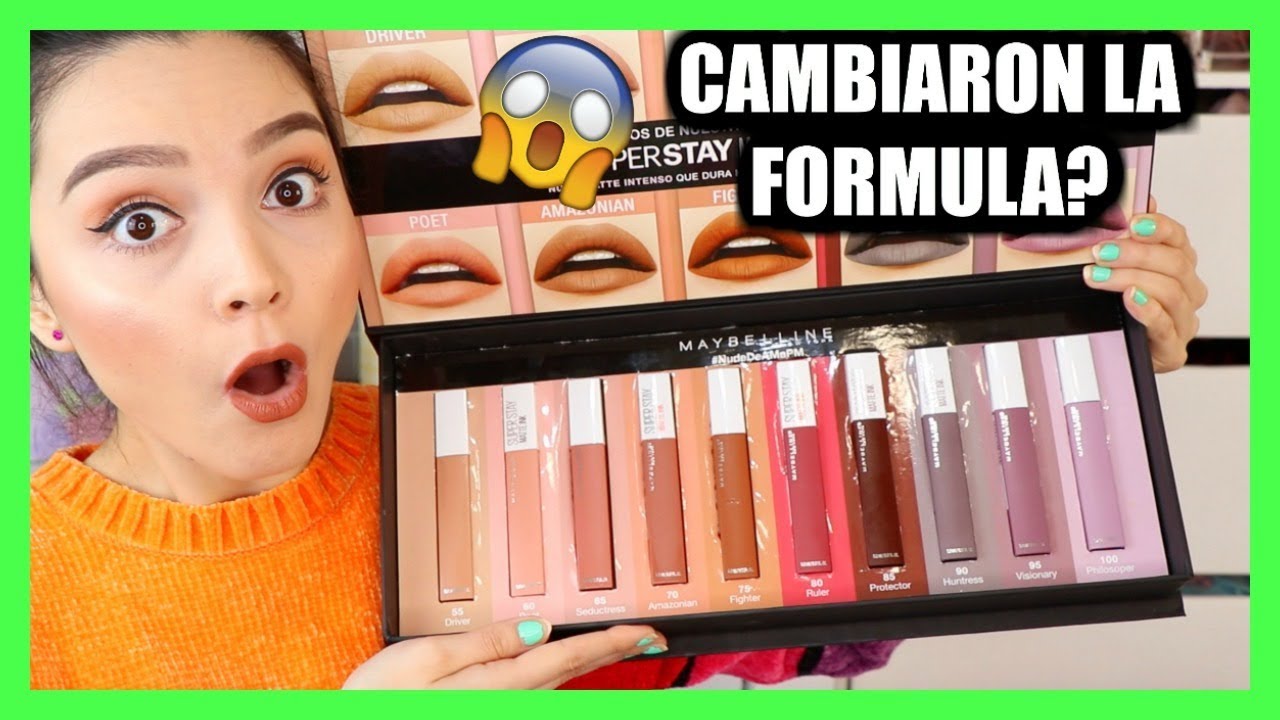 OTRA OPORTUNIDAD A MAYBELLINE | LABIALES SUPER STAY MATTE INK