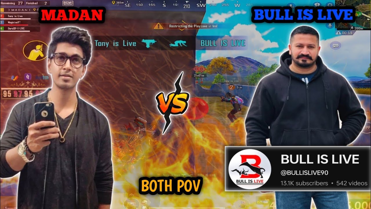 MADAN vs BULL IS LIVE IN SAME LOBBY 🔥 