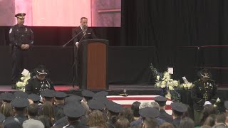 Public memorial service for Officer Robert Duran