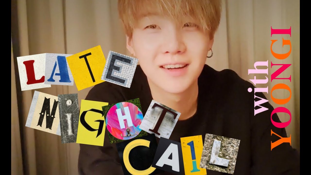 late night call with yoongi (fake subs)