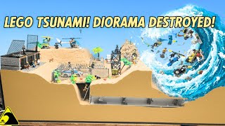 LEGO Prison Destroyed by Massive Tsunami – Dam Breach Experiment!