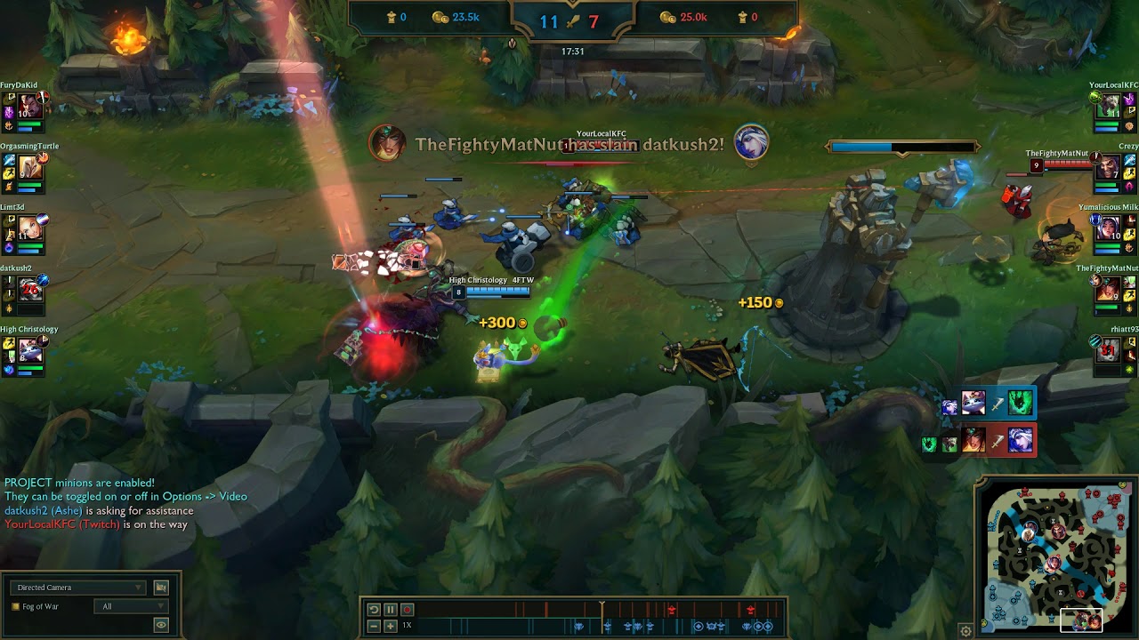 Thresh sacrifice | Shot with GeForce