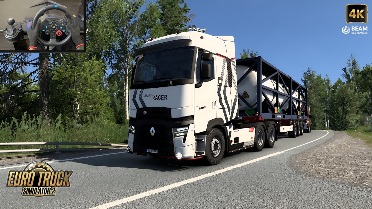 ETS2 | Transporting Industrial Gas | Realistic Gameplay with G29