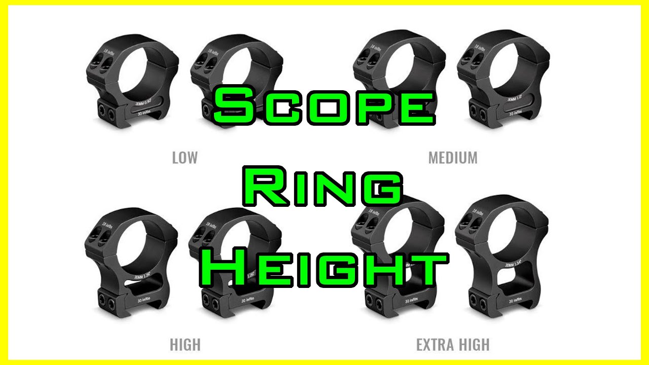 Choosing the Right Scope Ring Height (Ruger Precision Rimfire Rifle NRL22 Base Class Build Part