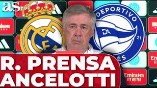 Ancelotti Rueda De Prensa Completa Tras La Celebración Real Madrid - Alavés