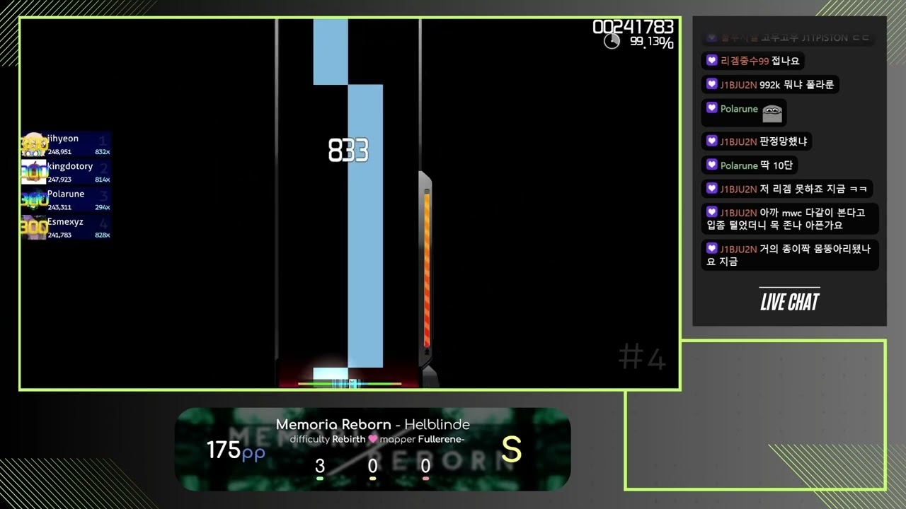 osu!mania 4K | Helblinde - Memoria Reborn [Rebirth] FC 99.6%