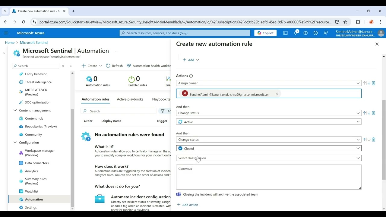 Auto-Close Informational Alerts in Microsoft Sentinel | Simplify SOC Operations 🚀