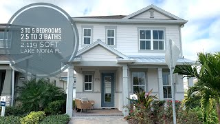 New Bungalow | 3 - 5 Bedrooms 2.5 - 3 Baths | 2,119 SqFt | Lake Nona FL