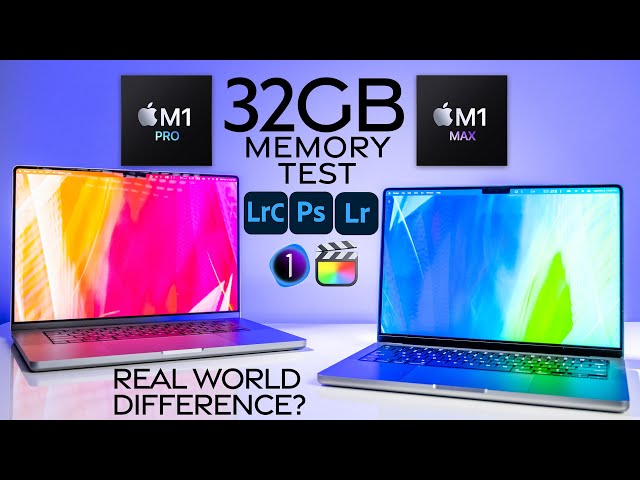 32GB on M1 PRO vs M1 MAX, Does memory bandwidth matters? - YouTube