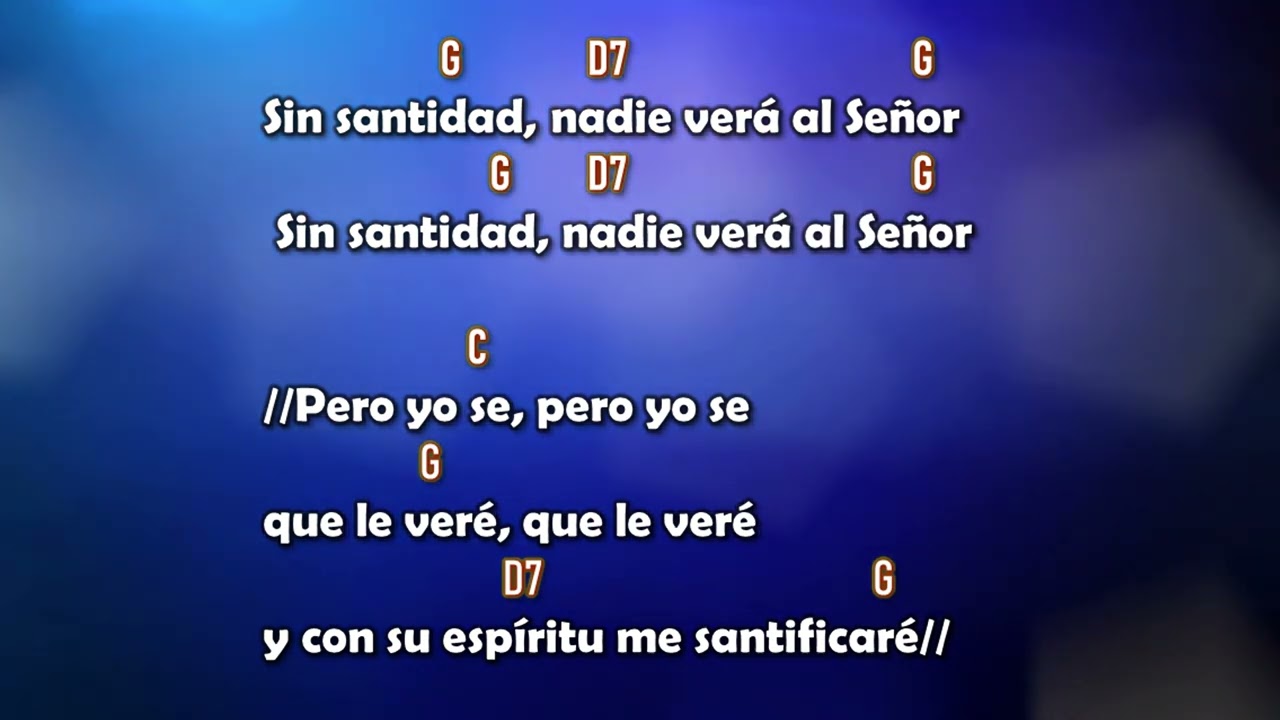 🎸CORO CRISTIANO - SIN SANTIDAD (Acordes para guitarra acústica FÁCILES) -  Alabanzas Cristianas - YouTube