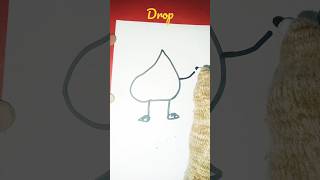 beautiful art design amazing cartoon water drop drawing #art #design #shorts #cartoon #drop