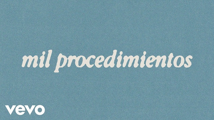 Jaze - mil procedimientos (Video Lyric)